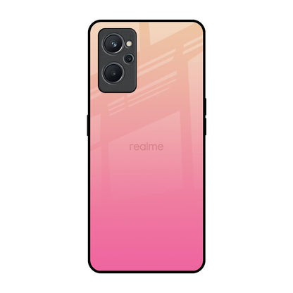 Pastel Pink Gradient Realme 9i Glass Back Cover Online