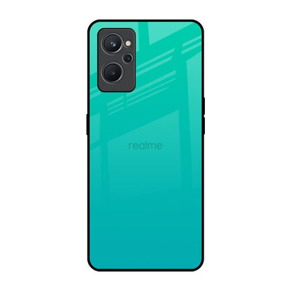 Cuba Blue Realme 9i Glass Back Cover Online