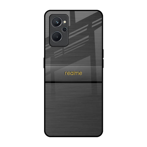 Grey Metallic Glass Realme 9i Glass Back Cover Online