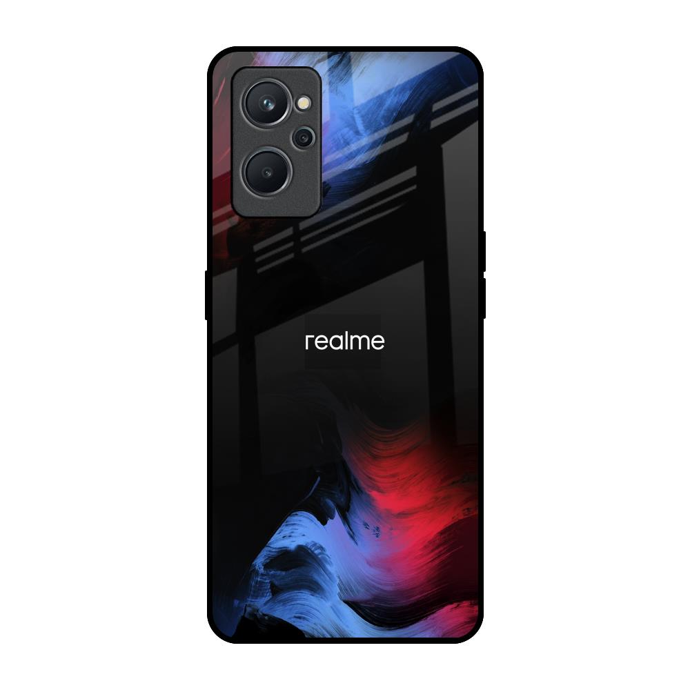 Fine Art Wave Realme 9i Glass Back Cover Online