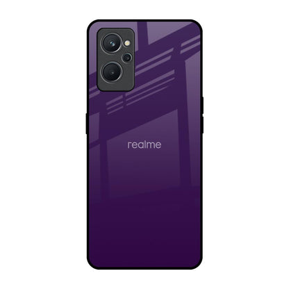 Dark Purple Realme 9i Glass Back Cover Online