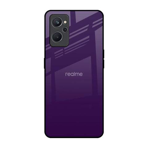Dark Purple Realme 9i Glass Back Cover Online