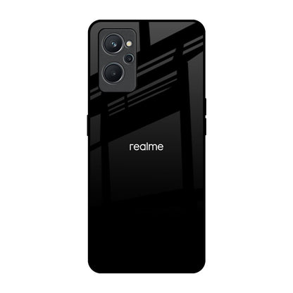 Jet Black Realme 9i Glass Back Cover Online