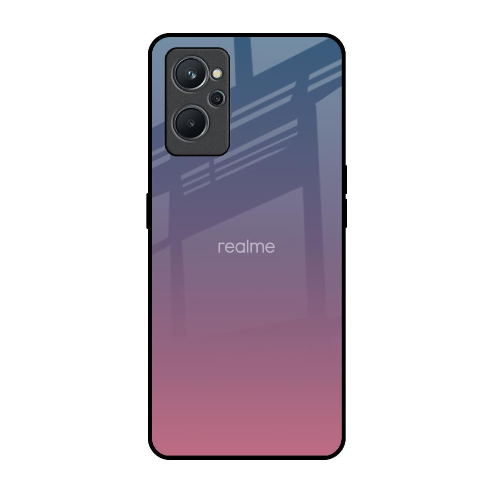 Pastel Gradient Realme 9i Glass Back Cover Online