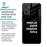 Motivation Glass Case for Realme 9i