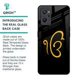 Luxury Fashion Initial Glass Case for Realme 9i