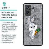 Cute Baby Bunny Glass Case for Realme 9i