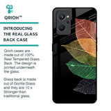 Colorful Leaves Glass Case for Realme 9i