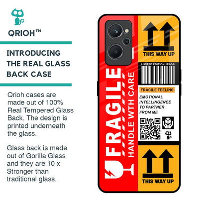 Handle With Care Glass Case for Realme 9i