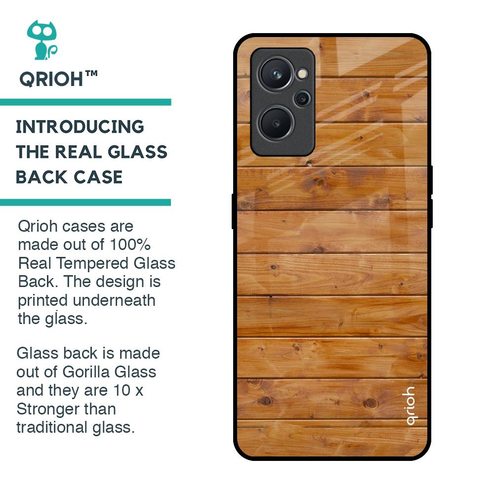 Timberwood Glass Case for Realme 9i