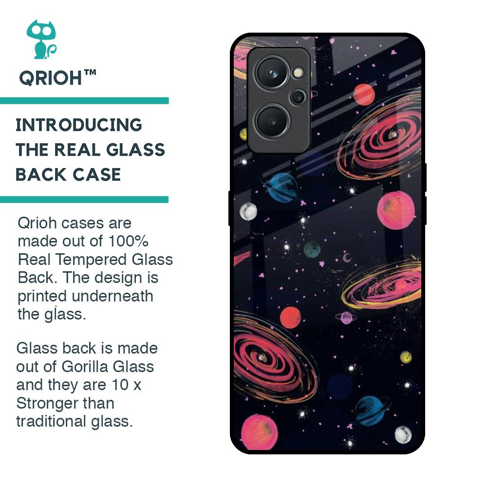 Galaxy In Dream Glass Case For Realme 9i
