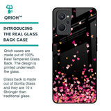 Heart Rain Fall Glass Case For Realme 9i
