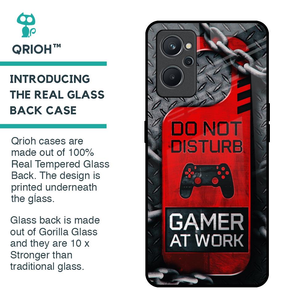 Do No Disturb Glass Case For Realme 9i