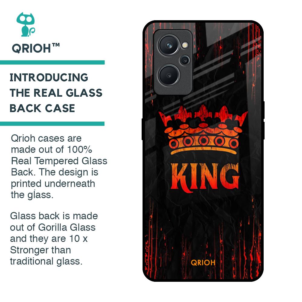 Royal King Glass Case for Realme 9i