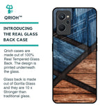 Wooden Tiles Glass Case for Realme 9i