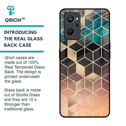 Bronze Texture Glass Case for Realme 9i