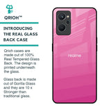 Pink Ribbon Caddy Glass Case for Realme 9i