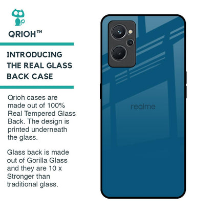 Cobalt Blue Glass Case for Realme 9i