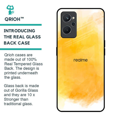 Rustic Orange Glass Case for Realme 9i