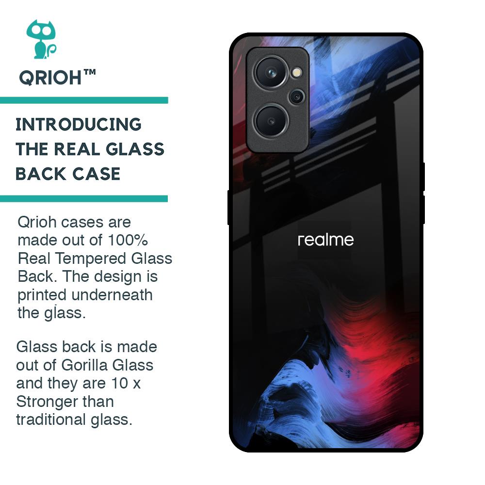 Fine Art Wave Glass Case for Realme 9i