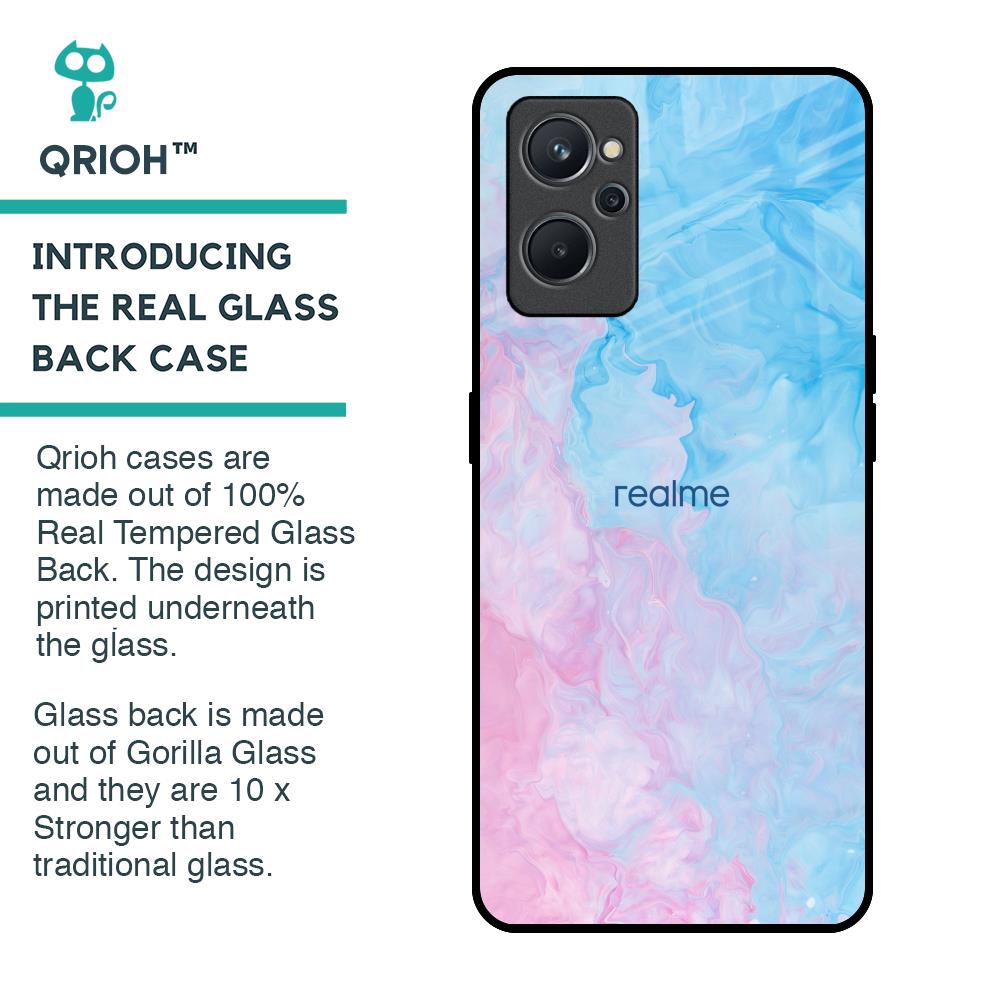 Mixed Watercolor Glass Case for Realme 9i