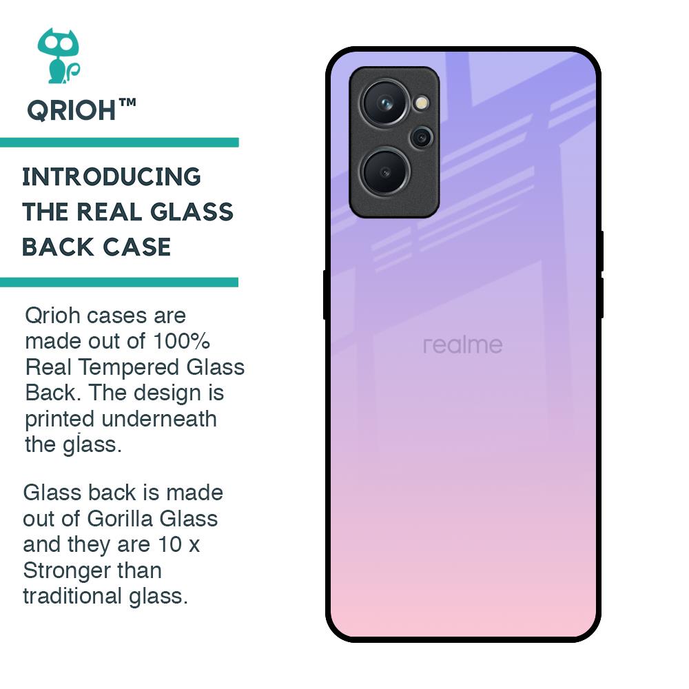 Lavender Gradient Glass Case for Realme 9i