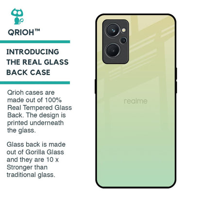 Mint Green Gradient Glass Case for Realme 9i