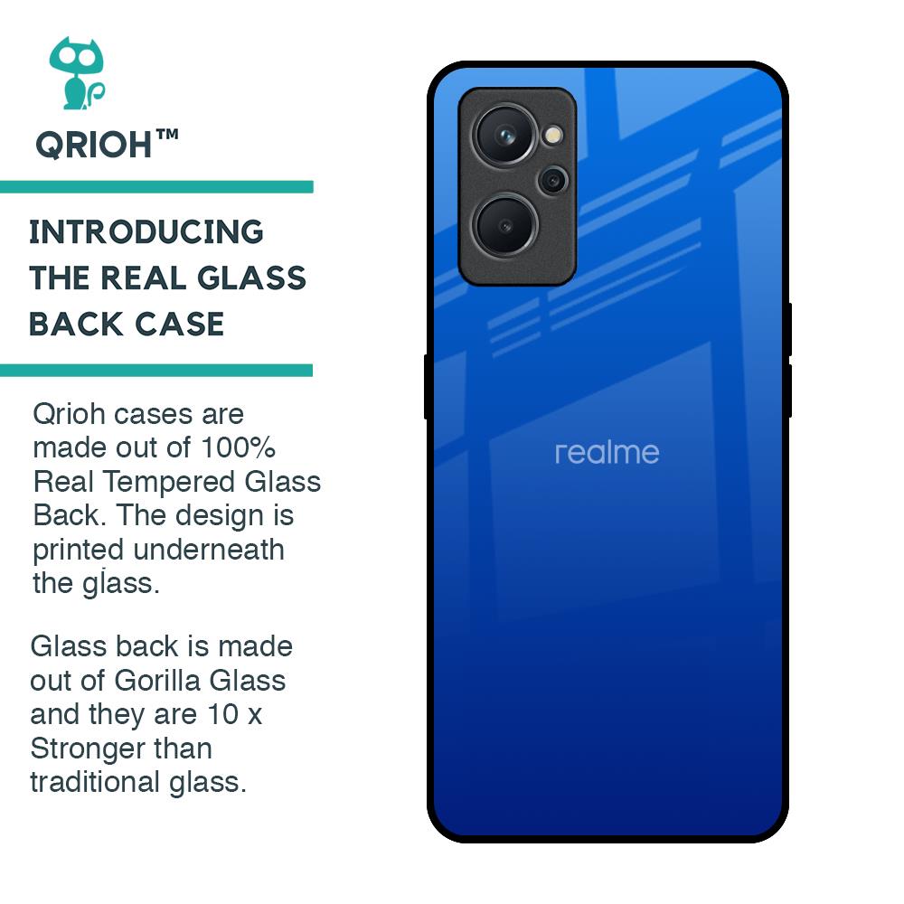 Egyptian Blue Glass Case for Realme 9i