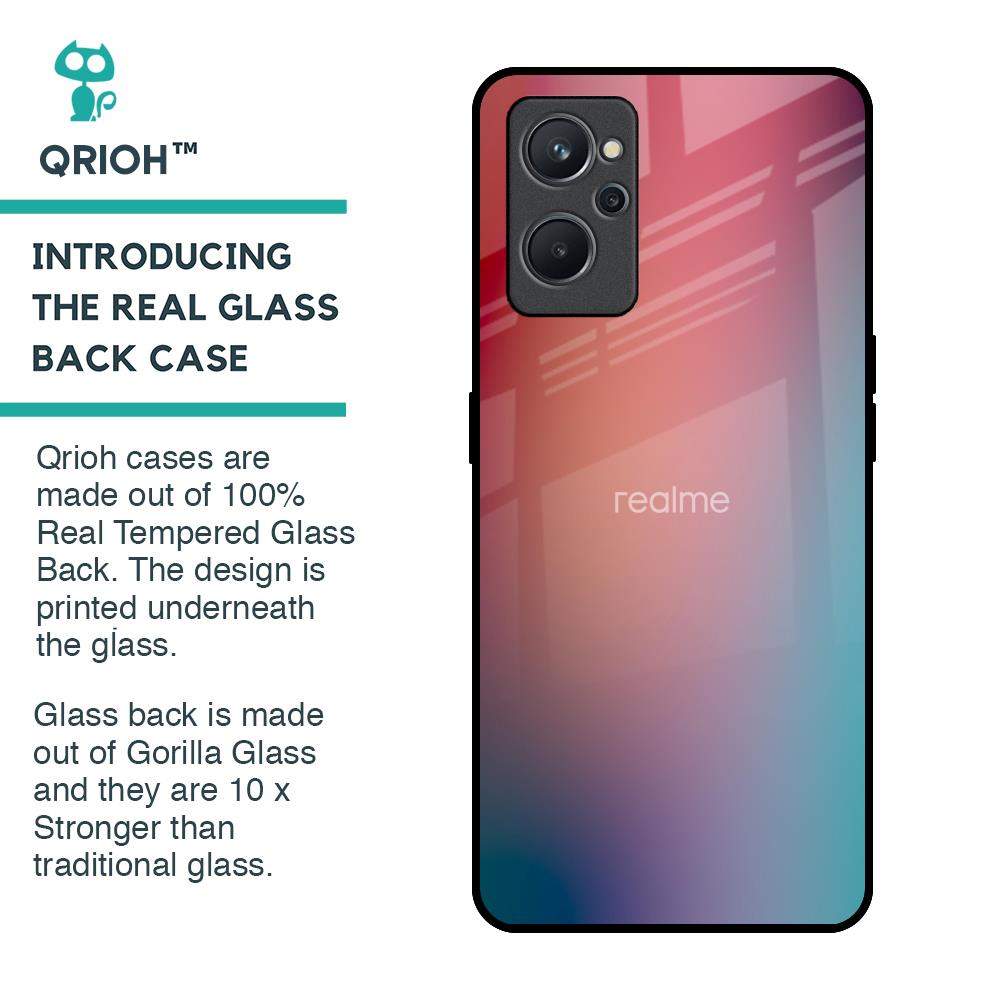 Dusty Multi Gradient Glass Case for Realme 9i