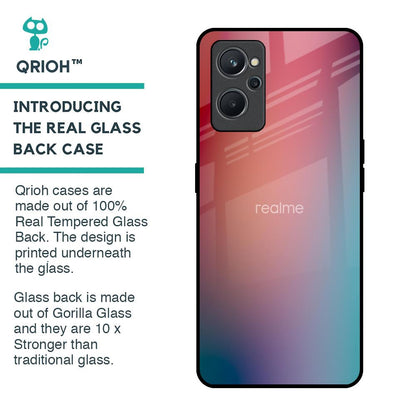Dusty Multi Gradient Glass Case for Realme 9i