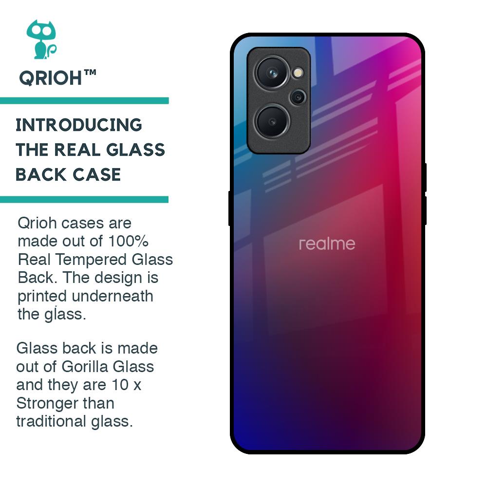 Magical Color Shade Glass Case for Realme 9i