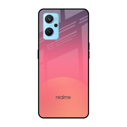 Sunset Orange Realme 9i Glass Cases & Covers Online