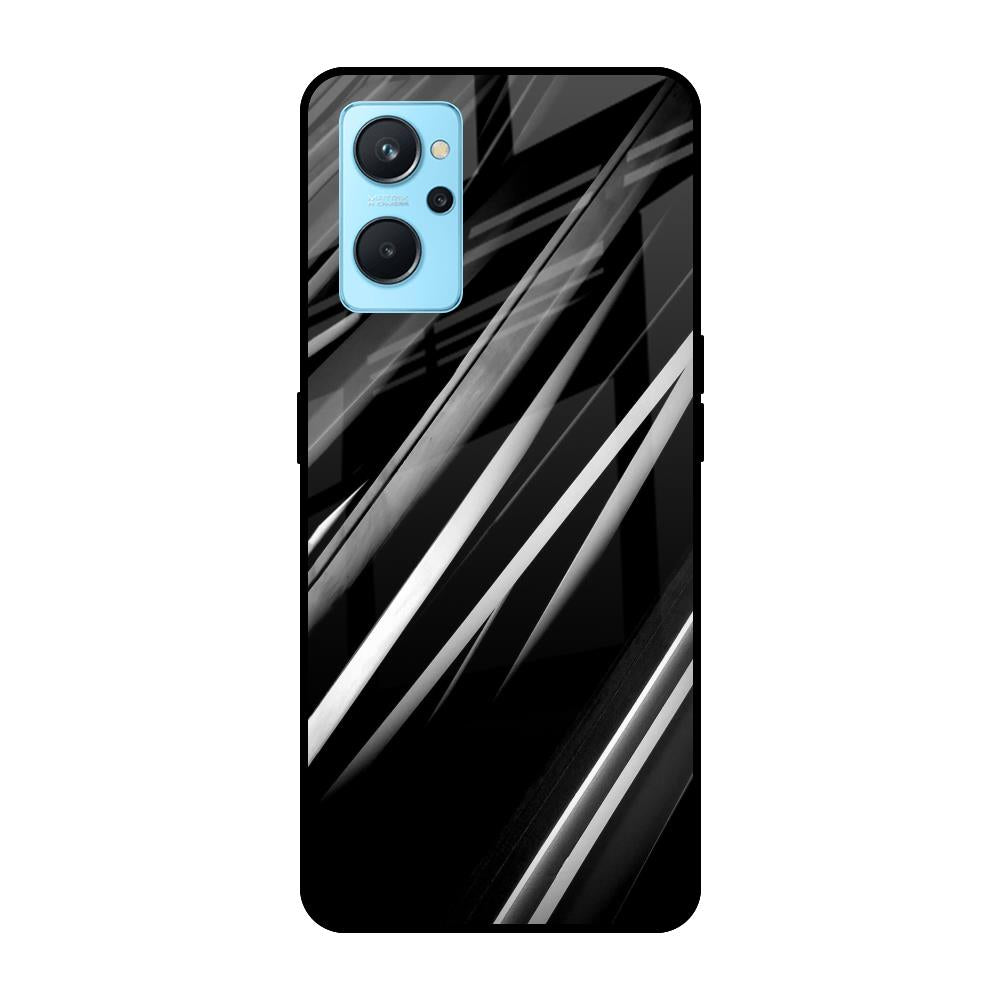 Black & Grey Gradient Realme 9i Glass Cases & Covers Online