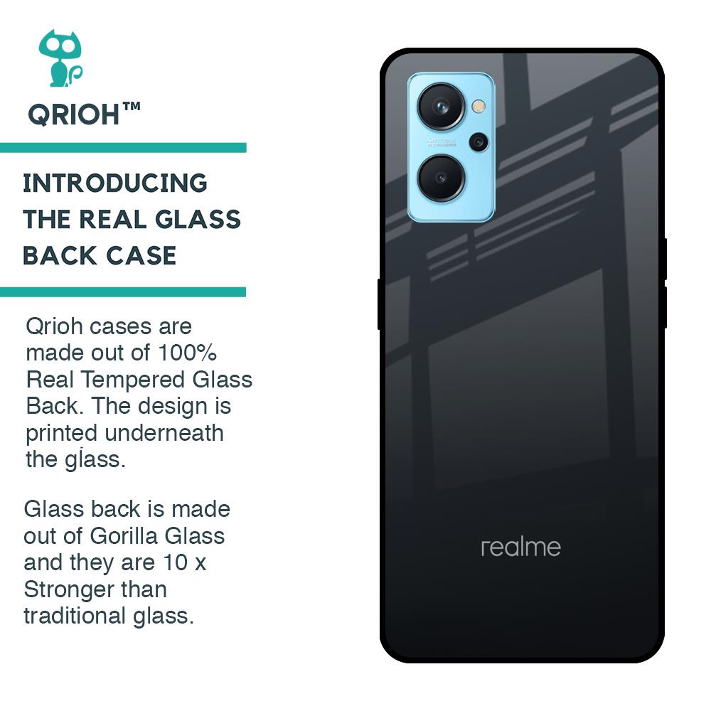 Stone Grey Glass Case For Realme 9i