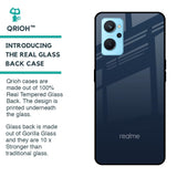 Overshadow Blue Glass Case For Realme 9i
