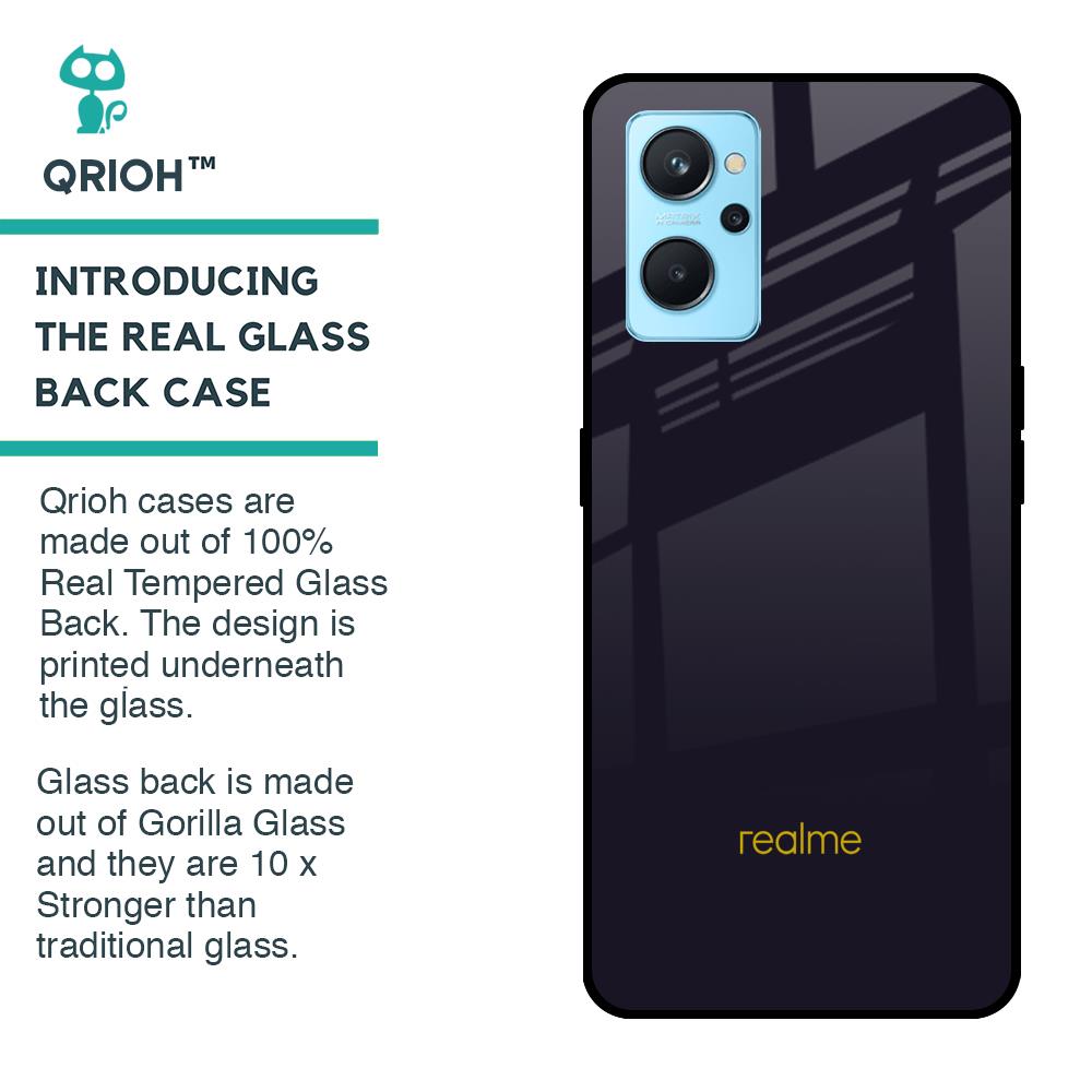 Deadlock Black Glass Case For Realme 9i