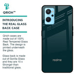 Hunter Green Glass Case For Realme 9i