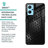 Dark Abstract Pattern Glass Case For Realme 9i