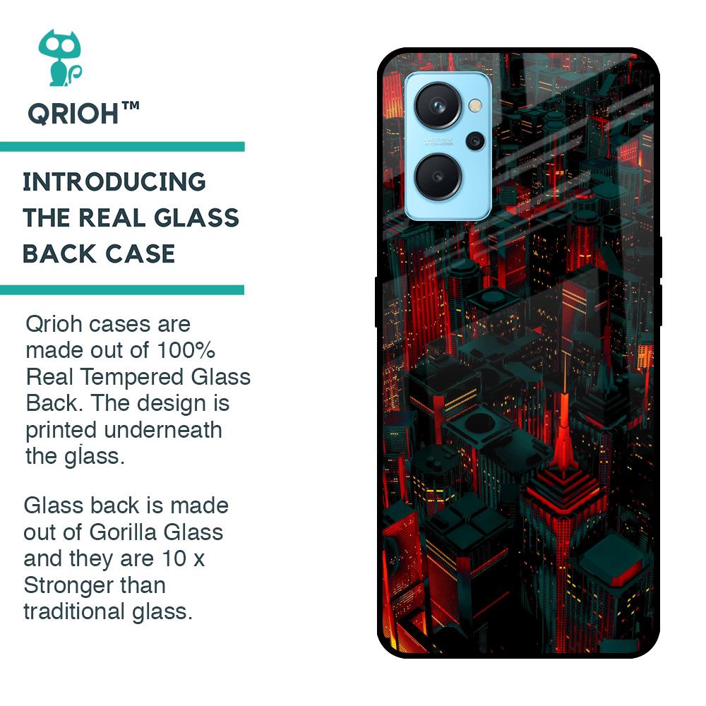 City Light Glass Case For Realme 9i