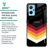 Abstract Arrow Pattern Glass Case For Realme 9i
