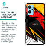 Race Jersey Pattern Glass Case For Realme 9i