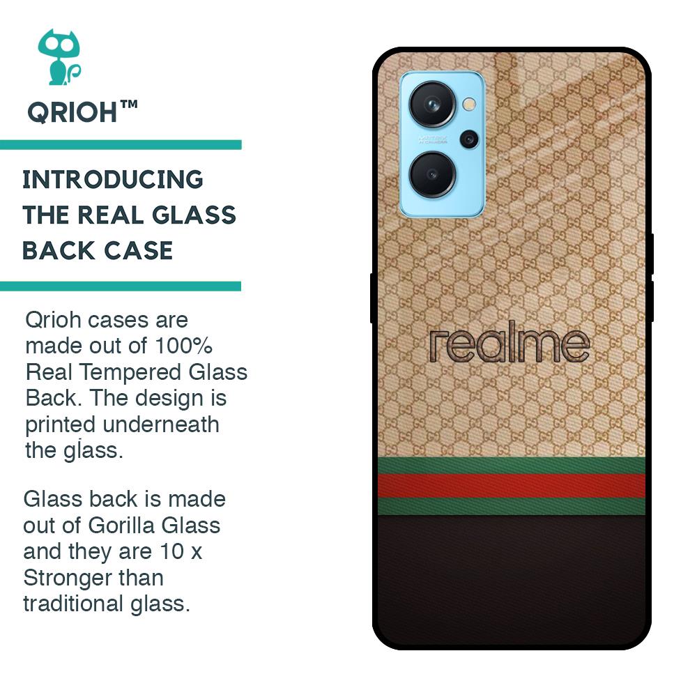 High End Fashion Glass case for Realme 9i