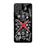 Red Zone Mi 11i Glass Back Cover Online