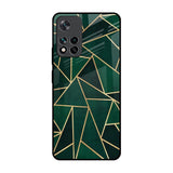 Abstract Green Mi 11i Glass Back Cover Online