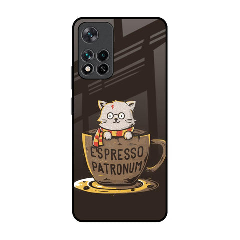 Tea With Kitty Mi 11i Glass Back Cover Online