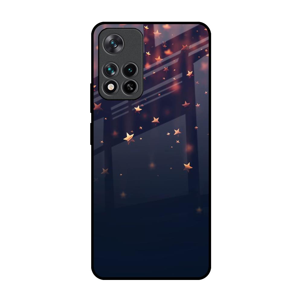 Falling Stars Mi 11i Glass Back Cover Online