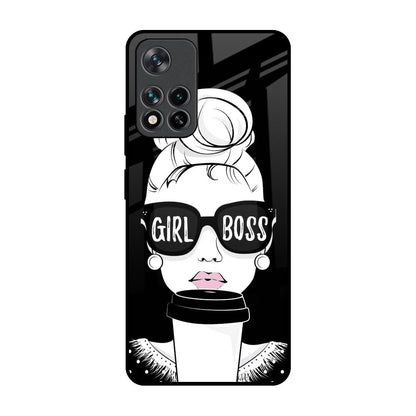 Girl Boss Mi 11i Glass Back Cover Online