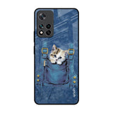 Kitty In Pocket Mi 11i Glass Back Cover Online