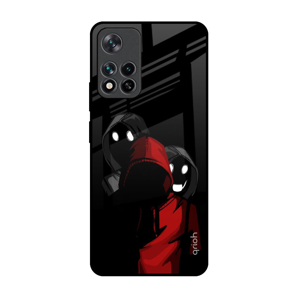 Shadow Character Mi 11i Glass Back Cover Online