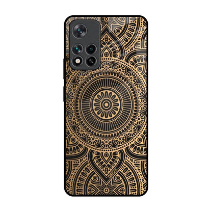 Luxury Mandala Mi 11i Glass Back Cover Online